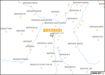 map of Ban Na Kai