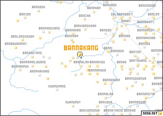 map of Ban Nakang