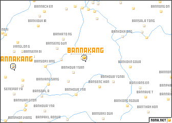 map of Ban Nakang