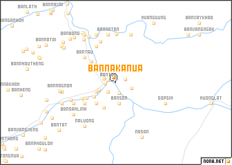 map of Ban Naka-Nua