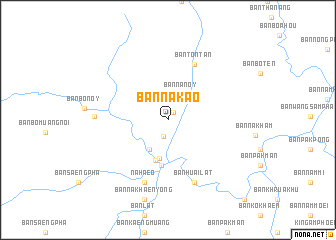 map of Ban Na-Kao