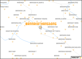 map of Ban Nakathang Dông