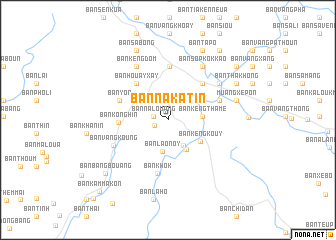 map of Ban Nakatin