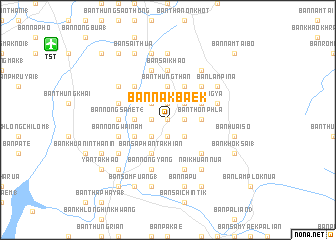 map of Ban Nak Baek