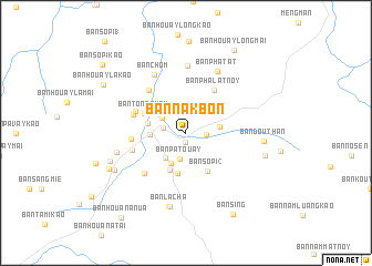 map of Ban Nakbon