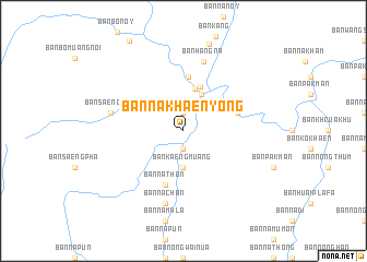 map of Ban Na Khaen Yong