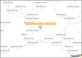 map of Ban Nakhamchouang