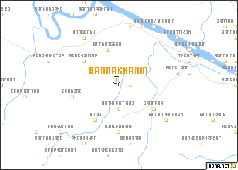 map of Ban Na Khamin