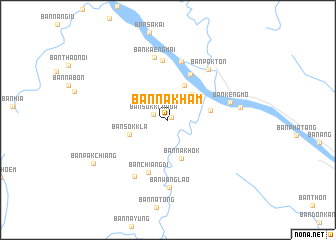 map of Ban Na Kham