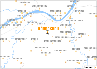 map of Ban Na Kham