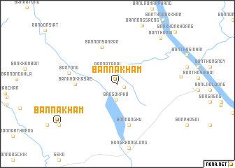 map of Ban Na Kham