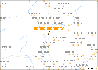 map of Ban Nakhanông (2)