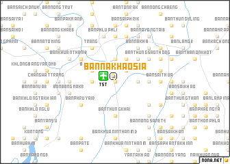 map of Ban Na Khao Sia