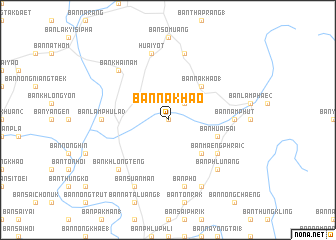 map of Ban Na Khao