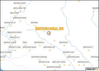 map of Ban Na Khau Lôm