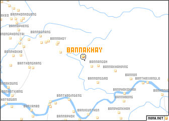 map of Ban Nakhay