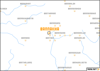 map of Ban Na Kha