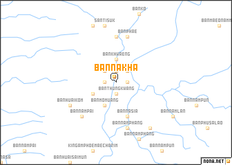 map of Ban Na Kha