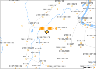 map of Ban Na Kha