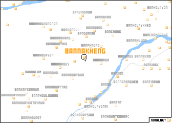 map of Ban Nakhèng