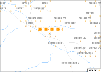 map of Ban Nakhikak