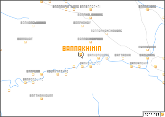 map of Ban Nakhimin