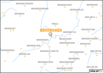 map of Ban Nakhôk
