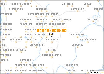 map of Ban Nakhom Kao