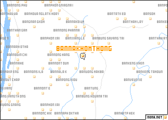 map of Ban Nakhom Thông