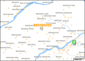 map of Ban Nakhôm