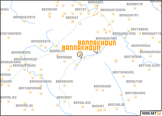map of Ban Nakhoun