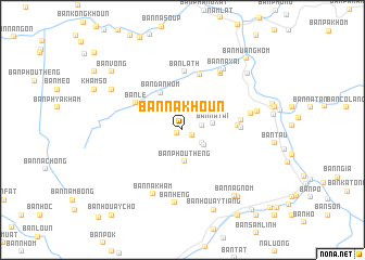 map of Ban Nakhoun