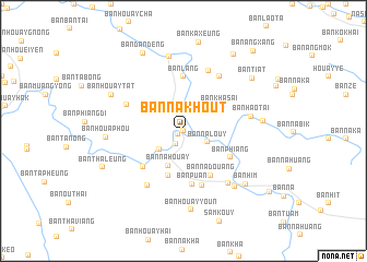 map of Ban Na Khout