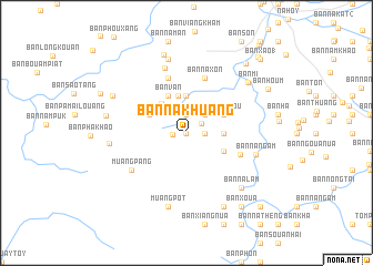 map of Ban Nakhuang