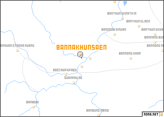 map of Ban Na Khun Saen