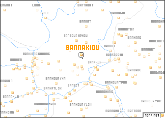 map of Ban Nakiou