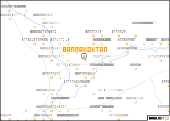 map of Ban Nakôktan