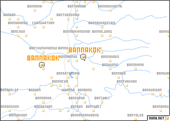 map of Ban Na Kok