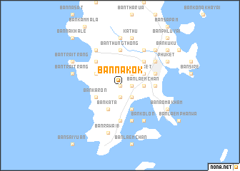 map of Ban Na Kok