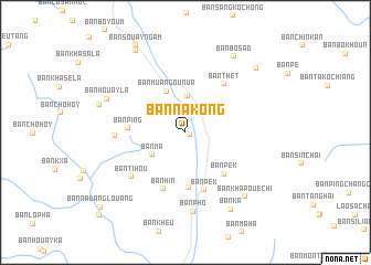 map of Ban Nakông