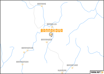 map of Ban Na Koua