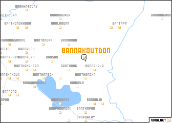 map of Ban Nakoutdôn