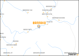 map of Ban Na Ko