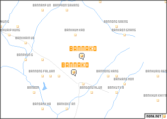 map of Ban Na Ko