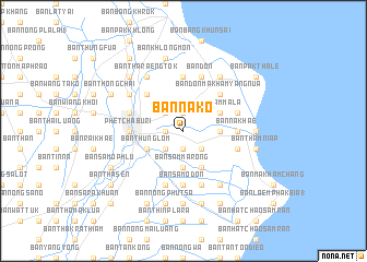 map of Ban Na Ko