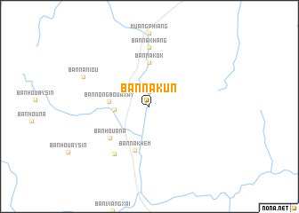 map of Ban Na Kun