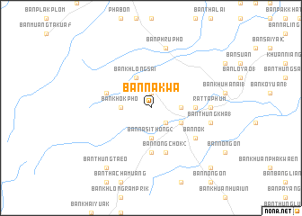 map of Ban Nak Wa