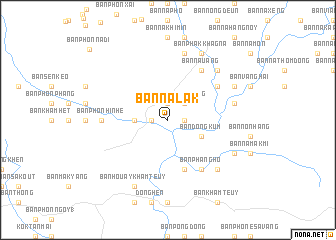 map of Ban Nalak