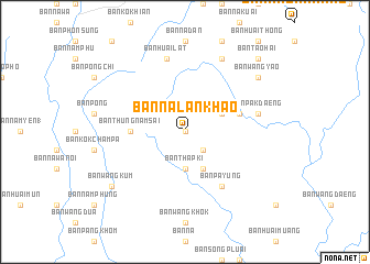 map of Ban Na Lan Khao