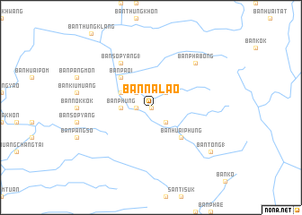 map of Ban Na Lao